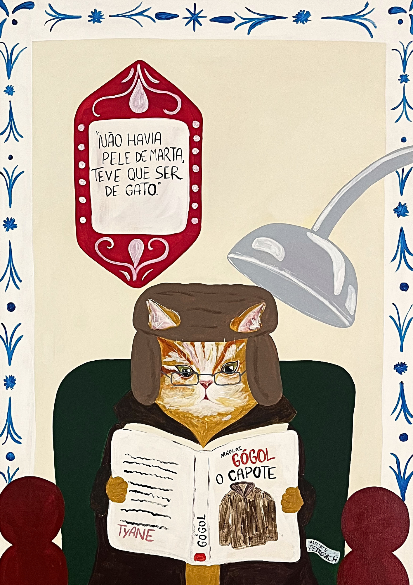 Gato leitor - Print Digital A4
