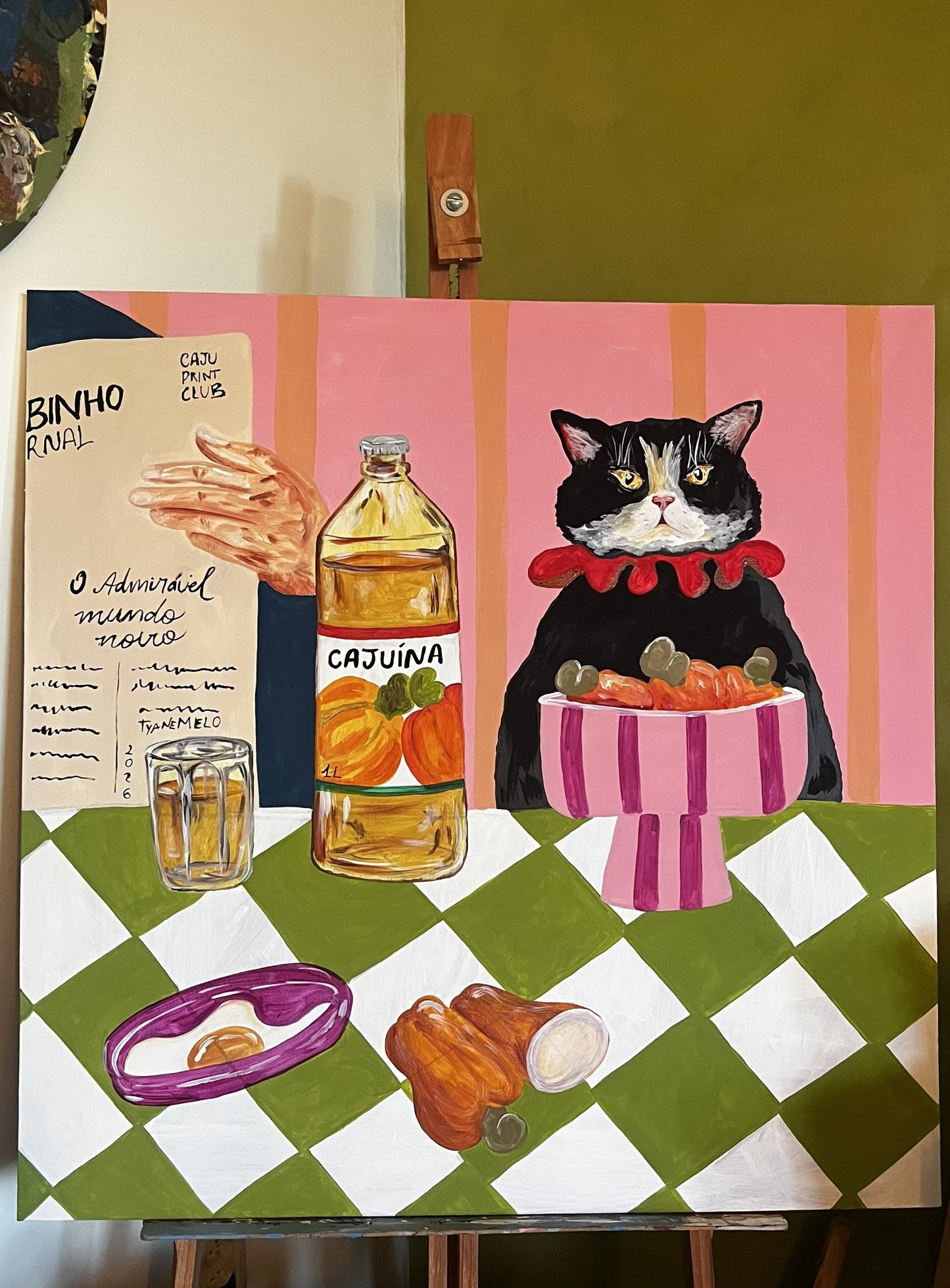 Frajola na mesa posta I - Original