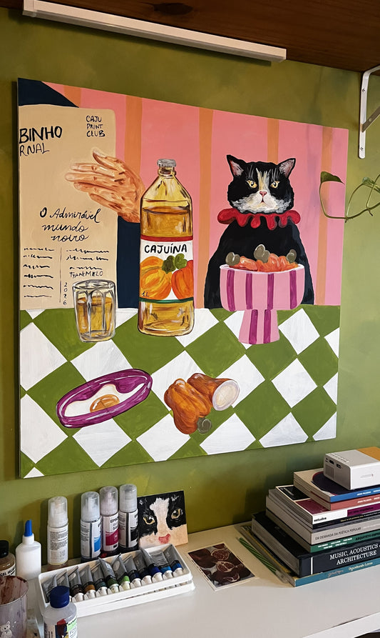 Frajola na mesa posta I - Original