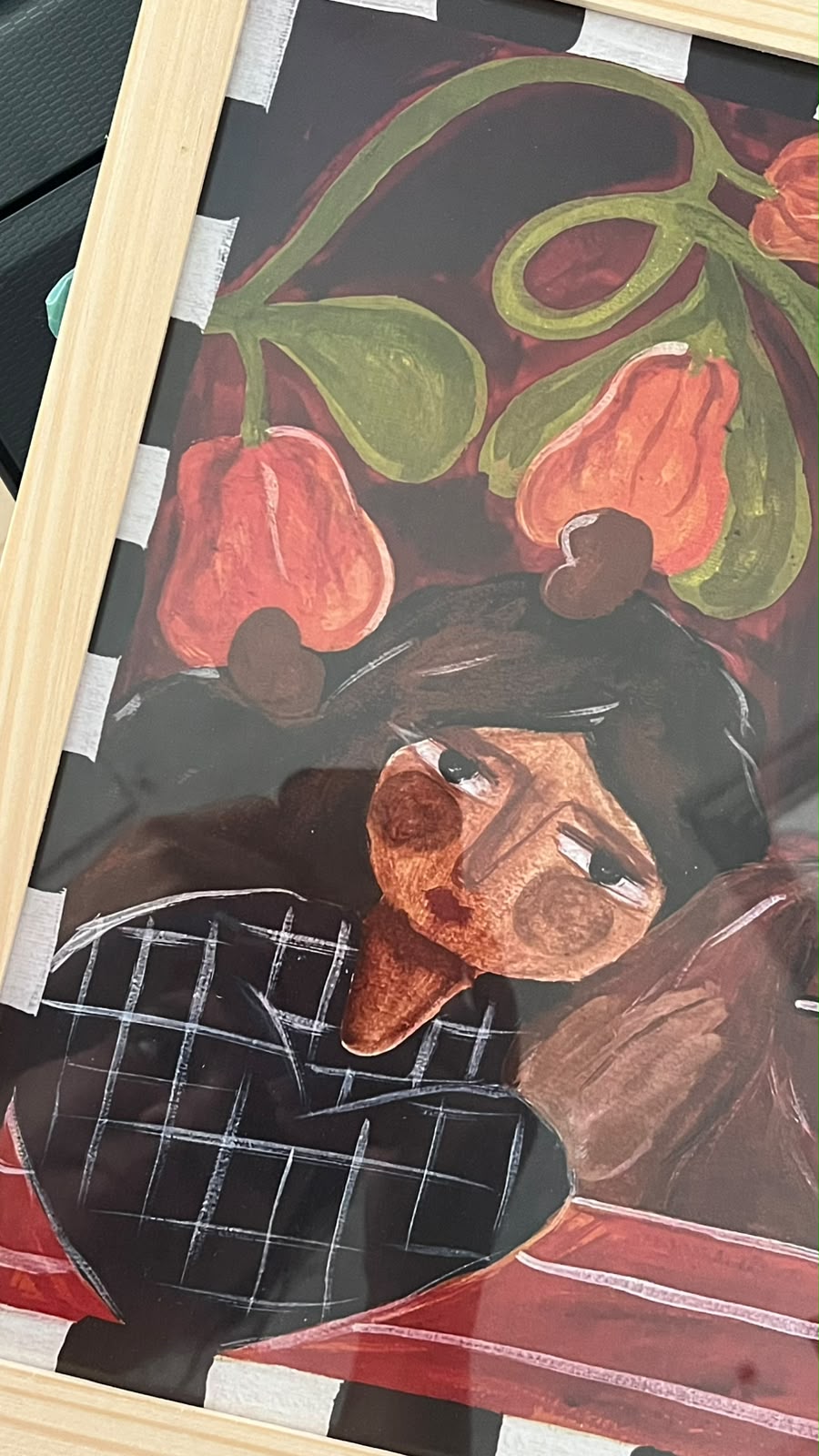 Quadro A4 - A menina