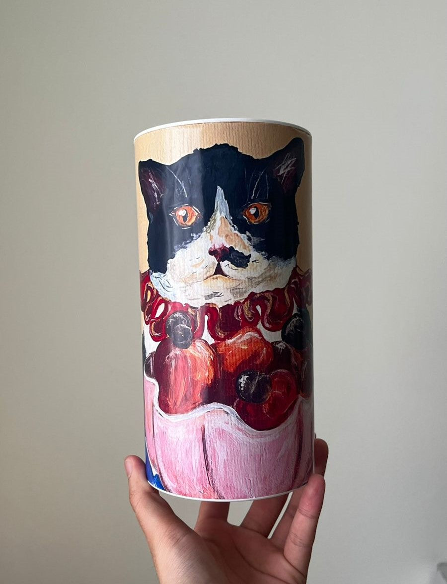 Caixa Presenteável + 6 prints Gatos Leitores