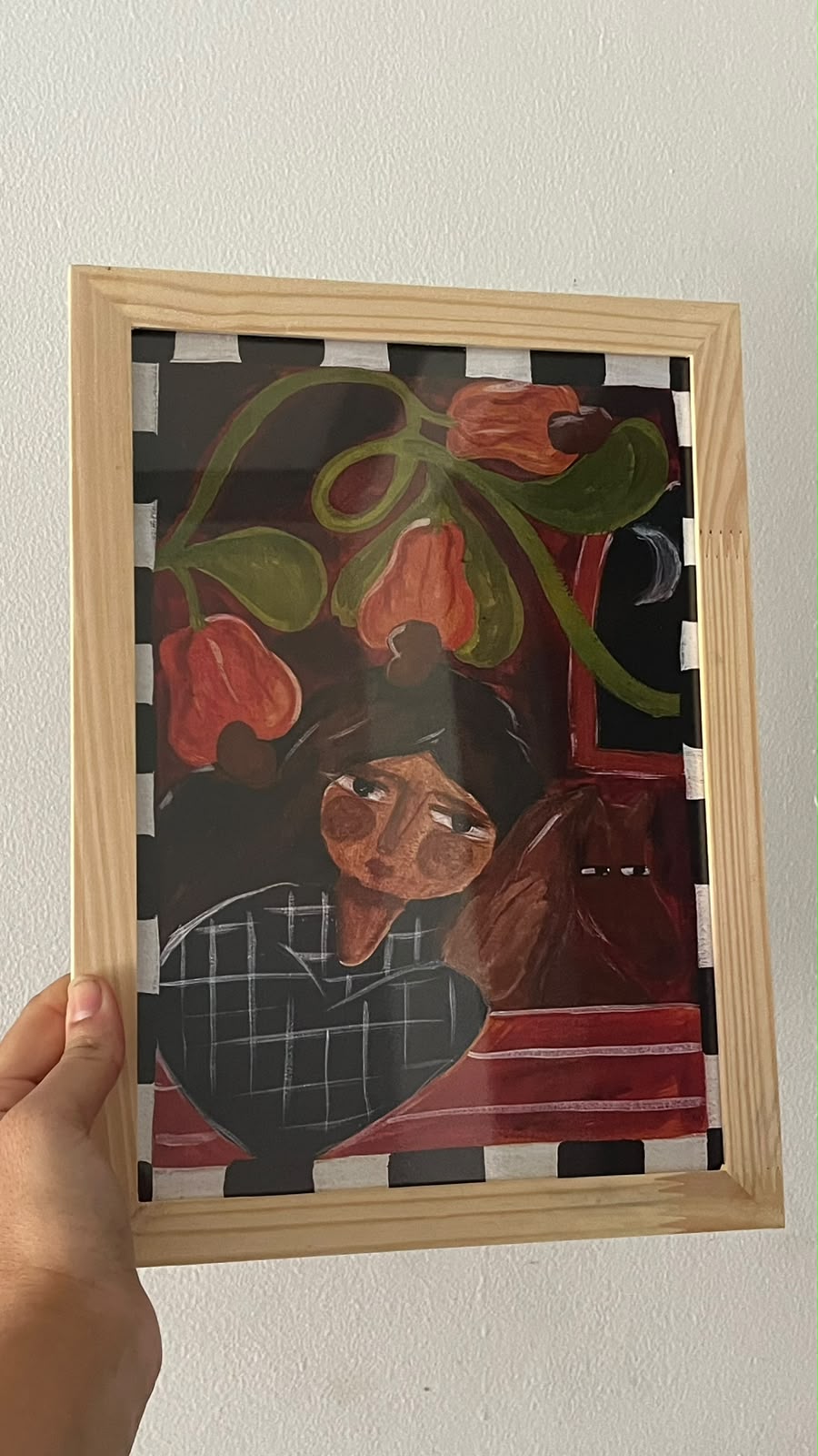 Quadro A4 - A menina
